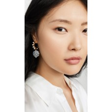 Baublebar Nazlie Disc Drop Earrings – Black White