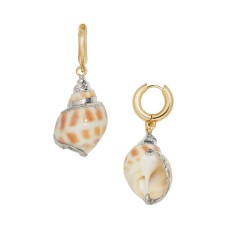 Baublebar Women’s Kailua Shell Drop Earrings, Gold