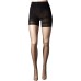  Women’s Butt Booster with Ultra Sheer Leg and Sheer Toe (Fantasy Black, 2)