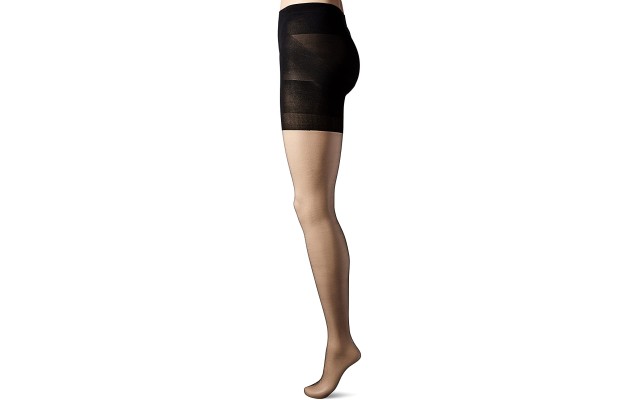  Women’s Butt Booster with Ultra Sheer Leg and Sheer Toe (Fantasy Black, 2)