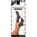  Women’s Rose Floral Anklet Socks (Black, 6-9)