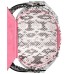  Vintage Vibes Crossbody Handbag, Black/White Snake