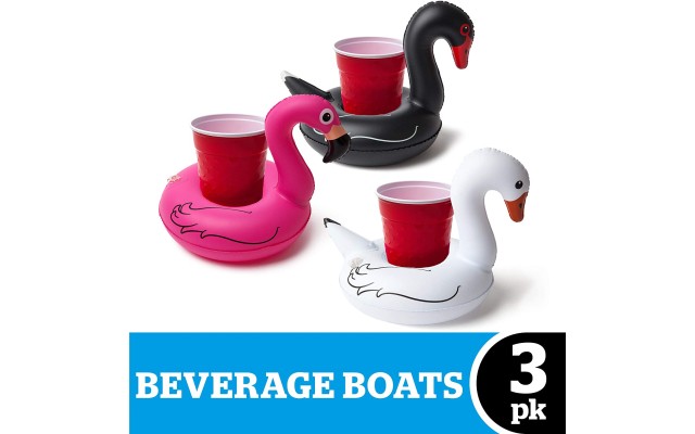  Inflatable Buffet and Salad Bar, Holds Drinks, Snacks and More, Multi Color Flamingo