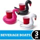  Inflatable Buffet and Salad Bar, Holds Drinks, Snacks and More, Multi Color Flamingo