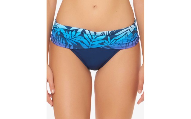 Bleu Rod Beattie Women’s  Banded Hipster Bottoms Swimsuit, Blue/multi, 12