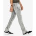 Bitton Men's Max-X Skinny-Fit Stretch Moto Jeans, Gray, 32X32