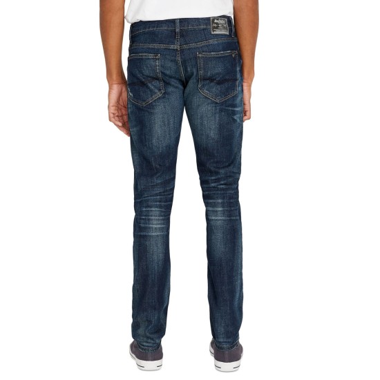  Men’s Skinny Fit Max-X Jeans (Blue, 34X32)