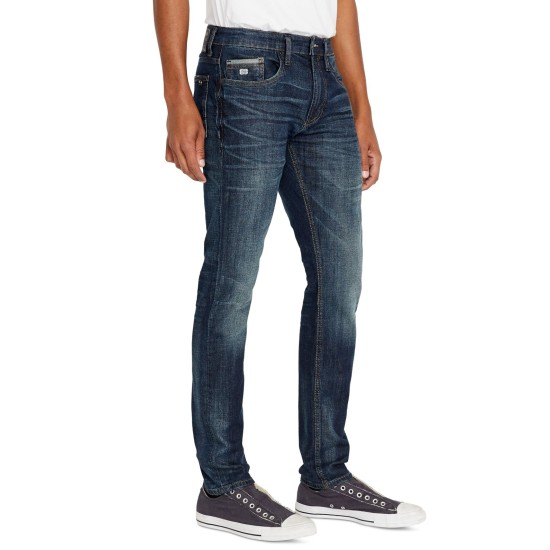  Men’s Skinny Fit Max-X Jeans (Blue, 34X32)