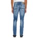  Men’s Slim Fit Ash-X Jeans (Denim Blue, 34X30)