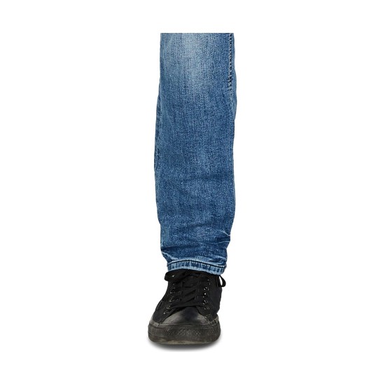  Men’s Slim Fit Ash-X Jeans (Denim Blue, 34X30)