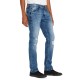  Men’s Slim Fit Ash-X Jeans (Denim Blue, 34X30)