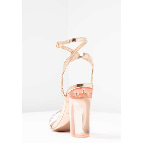 Call It Spring Ocalide Ankle Strap Block Heel Sandals, (Light Pink, 7)