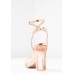 Call It Spring Ocalide Ankle Strap Block Heel Sandals, (Light Pink, 7)