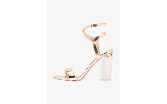 Call It Spring Ocalide Ankle Strap Block Heel Sandals, (Light Pink, 7)