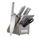  Stainless Steel Knife Block Set (15-piece)