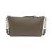  Hayden Saffiano Leather Chain Crossbody Handbag, Green