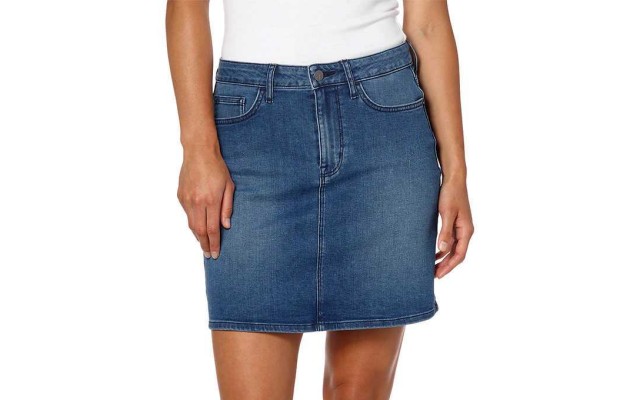  Ladies’ Denim Skirt (Moonlight Dusk, 10)