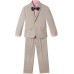  Little Boys 4-Pc. Heather Suit Sets, Beige, 5
