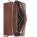  Lock Leather Shoulder Bag, Brown