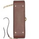  Lock Leather Shoulder Bag, Brown