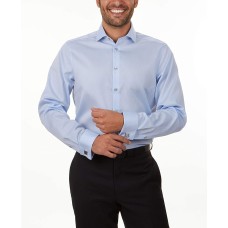 Calvin Klein Men’s Big and Tall Dress Shirts Non Iron Herringbone Solid