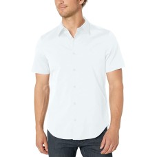 Calvin Klein Men's Classic-Fit Stretch Solid Shirt
