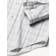  Men's Dress Shirt Non Iron Stretch Slim Fit Check, Beige/Multi, 15.5X32-33