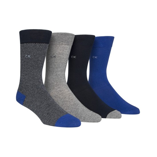  Men’s Dress Socks (4 pk, Assorted)