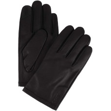 Calvin Klein Men’s Leather Gloves (Black, XL)