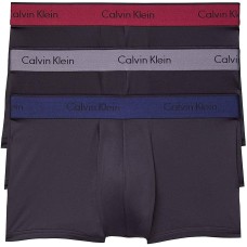 Calvin Klein Men’s Low Stretch Microfiber Rise Trunks (Multi, L)