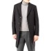 Men’s Malibu Slim-Fit Plaid Overcoat (Charcoal, 38 R)