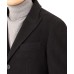  Men's Regular Slim Fit Overcoats, Black, 40R