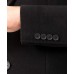  Men's Regular Slim Fit Overcoats, Black, 40R