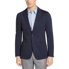 Calvin Klein Mens Slim-Fit Knit Sport Coat (Navy, 44 Short)