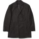  Men's Slim Fit Wool Blend Overcoat Jacket Coat, Gray, 52T