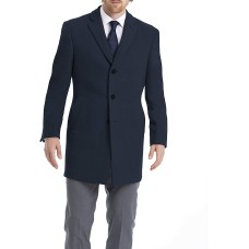 Calvin Klein Men's Slim Fit Wool Blend Overcoat Jacket Coat