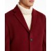 Men's Slim Fit Wool Blend Overcoat Jacket Coat, Red, 50R