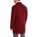  Men's Slim Fit Wool Blend Overcoat Jacket Coat, Red, 50R