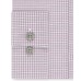  Men’s Steel Slim-Fit Non-Iron Performance Stretch Check Dress Shirt,Pink,17.5X32-33