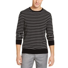 Calvin Klein Men's Striped Liquid Sweater