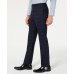  Men’s X Slim-Fit Stretch Plaid Suit Separate Pants, Navy, 33X30