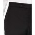  Solid Modern Fit Tuxedo Pant (Black, 30W X 30L)
