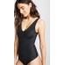  Women’s Invisibles Comfort V-Neck Thong Bodysuit  (Black, X-Small)