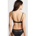  Women’s Perfectly Fit Perrenial Lightly Lined Plunge Bra (Black, 34A)