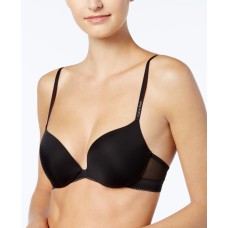 Calvin Klein Women's Perfectly Fit Push Up Plunge Memory Touch Bra