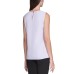   Women's Plus Size Colorblocked Top White, White, 0X