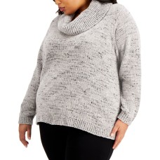 Calvin Klein Women's Plus Size Cowlneck Sweater