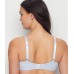  Women’s Seductive Comfort With Lace Full Coverage Bra (Blue), Blue, 34 B
