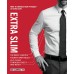  X Men's Extra-Slim Fit Thermal Stretch Performance Solid Dress Shirt (Navy), Navy, 15