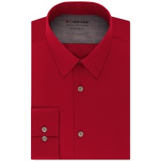 Calvin Klein X Men's Extra-Slim Fit Thermal Stretch Performance Solid Dress Shirts